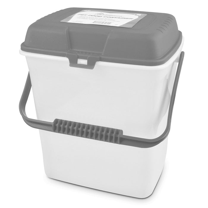 4PC Pet Food Storage Container Airtight Portable Clear Dog Cat Supply 8 Gallons