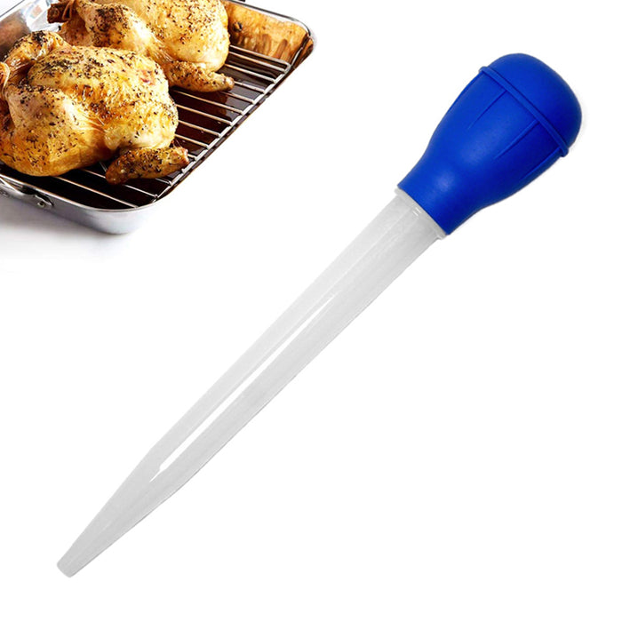 Turkey Baster Nylon Heat Resistant Rubber Bulb Cooking Utensils Barbecue Kitchen