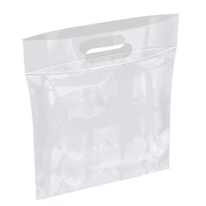 6 Pack Extra Large Storage Bags Strong Clear Resealable Zipper Food Travel 20x20