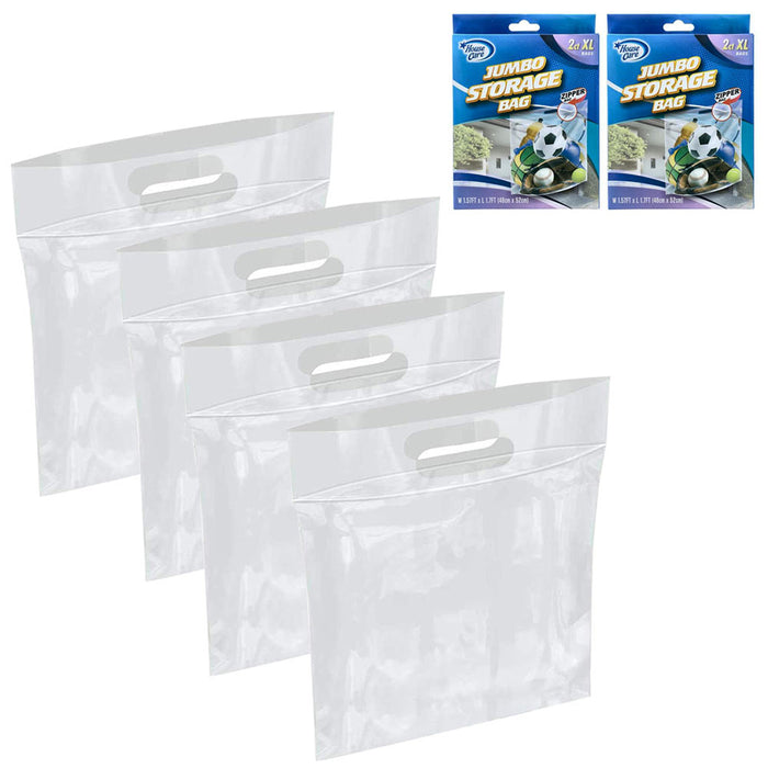 4 Pack Big Bags Organizer Clothes Blanket Storage Bags Closet Protects Moisture