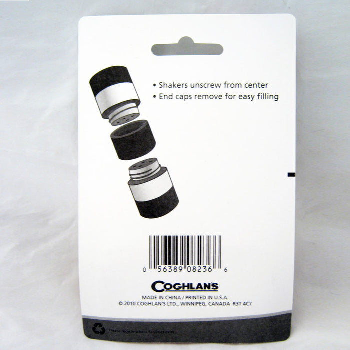 Mini Personal Travel Salt and Pepper Shaker Backpacker Car Boat Camping Portable