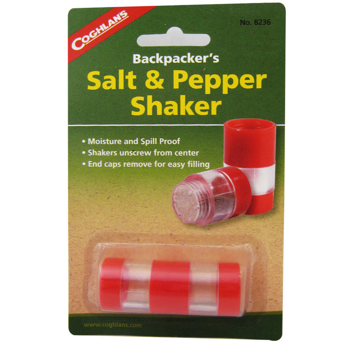 Mini Personal Travel Salt and Pepper Shaker Backpacker Car Boat Camping Portable