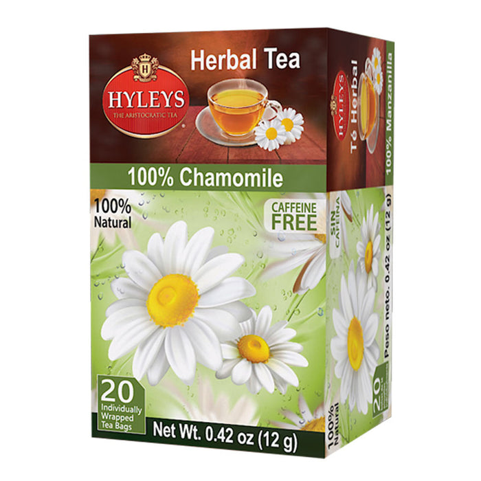 3 Pack Chamomile Tea Bags Calming Beverage Natural Herbal Tea Caffeine Free 60ct