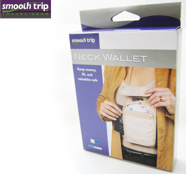 Pouch Neck Strap Bag Id Money Passport Hidden Pocket Secret Wallet Travel Women