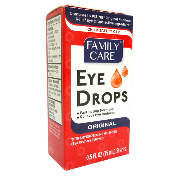 2PK Lubricant Eye Drops Redness Relief 0.5oz Refreshing Irritated Soothe Therapy