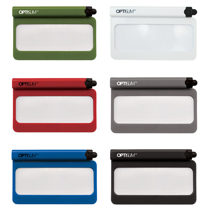 3 Set Reading Magnifier Touch Screen Stylus Ballpoint Pen 3 in 1 Slim Loupe Gift