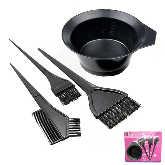 8 Pc Perm Dye Kit Color Comb Hair Coloring Brush Mixing Bowl Salon Tint Tool New