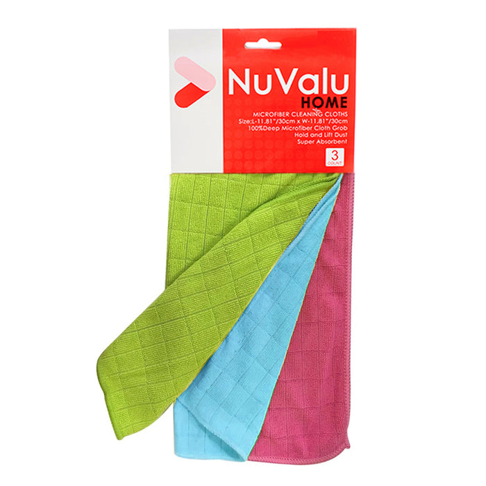 6 Pc Microfiber Cleaning Cloth Towel Rag Car Polishing No Scratch Auto Detailing