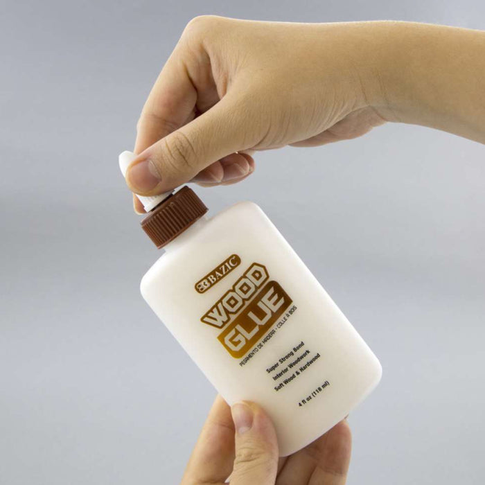 2 Wood Glue Waterproof Super Strong Carpenter Repair Adhesive Bond Fast 4oz Each