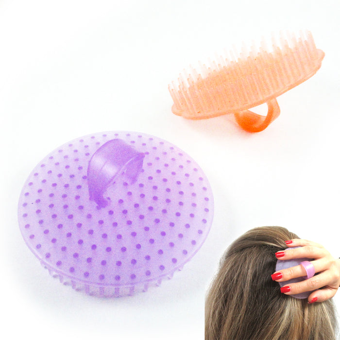 2 Hair Shampoo Scalp Body Massage  Brush Comb Conditioner Clean Head Care Salon