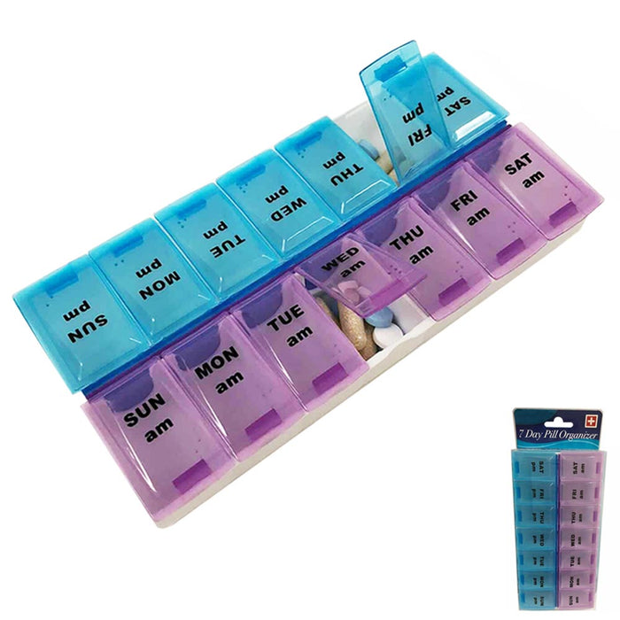 3 PC Pill Box Organizer Vitamin Reminder Medicine Daily AM PM Tablet Case Holder