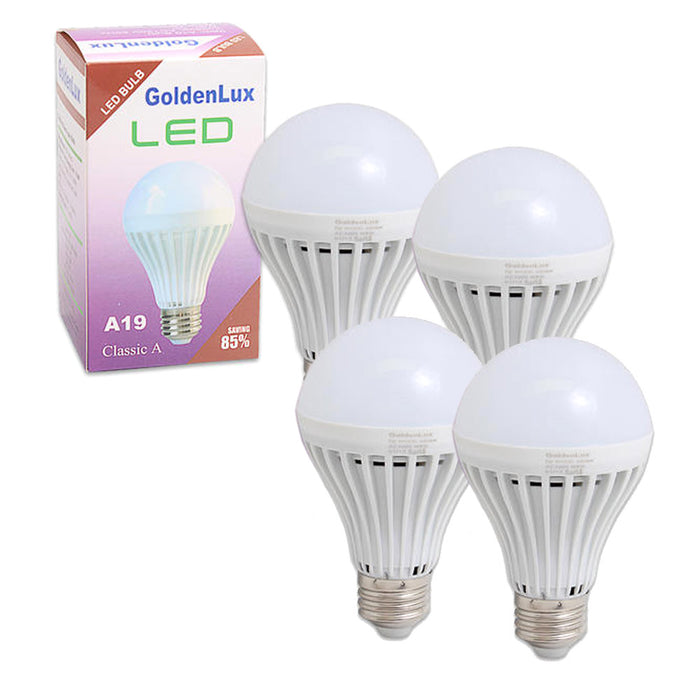 4 LED Light Bulb E26 7W Light Lamp Warm White Home Office Energy Saving Lighting