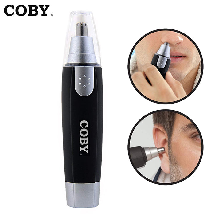 Nose Ear Hair Trimmer Groomer Brow Facial Nasal Portable Personal Shaver by COBY
