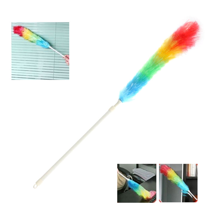 Soft Magic Feather Duster Telescopic Anti Static Car Home Window Cleaner 48