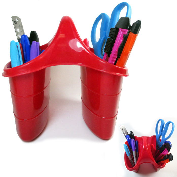 2 x Double Sink Caddy Saddle Style Kitchen Organizer Storage Sponge Holder Rack