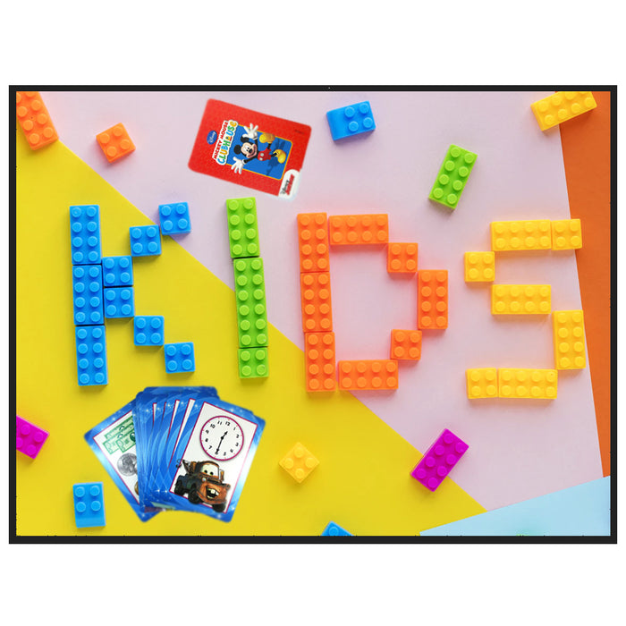 144 Flash Cards Colors Shapes Time Count Money Early Learning Child Education