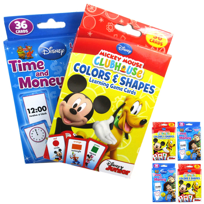 144 Flash Cards Colors Shapes Time Count Money Early Learning Child Education