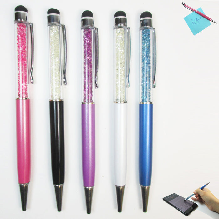5X Universal Touch Screen 2 in 1 Stylus Pen Ballpoint Phone Tablet Surface Gifts