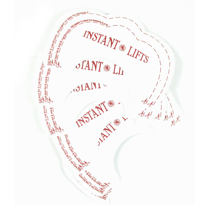 10 Pc Nipple Lifts Instant Breast Adhesive Tape Support Invisible Bra Strapless