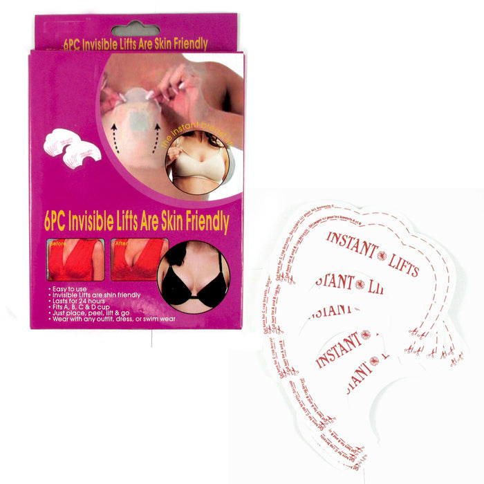 10 Breast Lift Bra Invisible Stick On Tape Push Up Boob Uplift Shaper Adhesive !