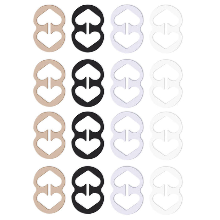 16 PC Bra Clips Cleavage Control Holder Hide Clasp Strap Buckle Adjust Converter
