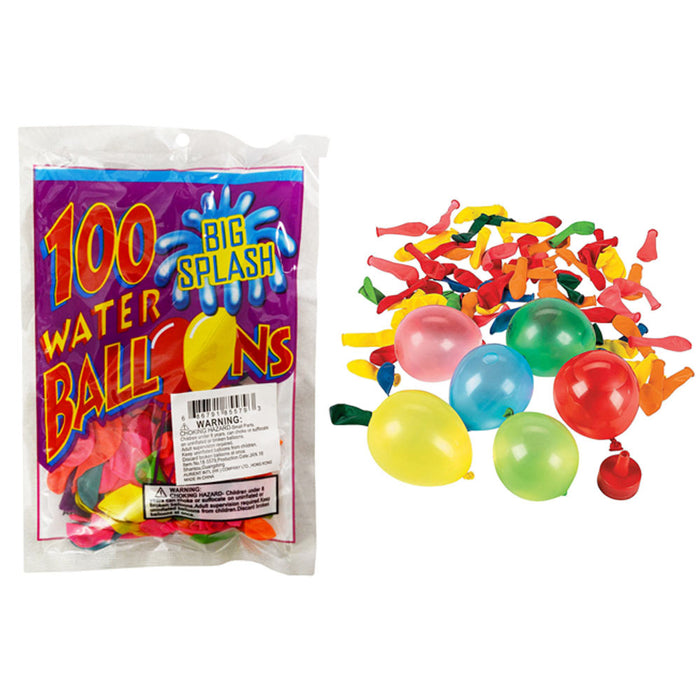 300 Pack Water Balloons Refill Fight Games Summer Party Splash Fun Kids Adults