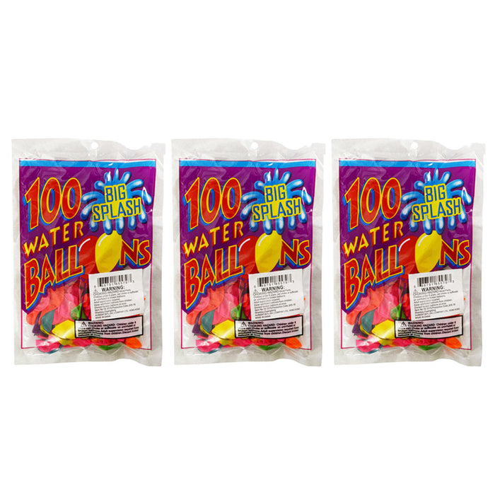 300 Pack Water Balloons Refill Fight Games Summer Party Splash Fun Kids Adults