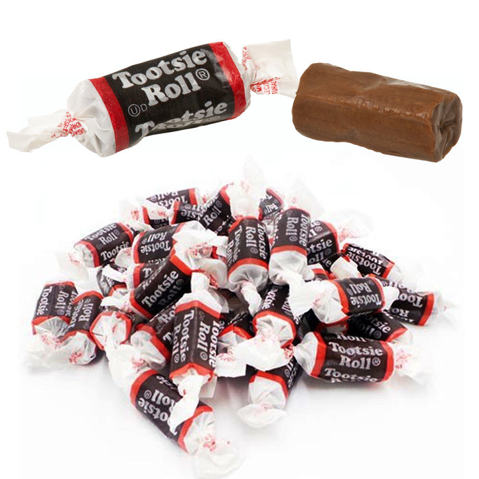 10 Bags Bulk Tootsie Rolls 2 Pound Midgees Chocolate Chewy Candy Halloween Treat