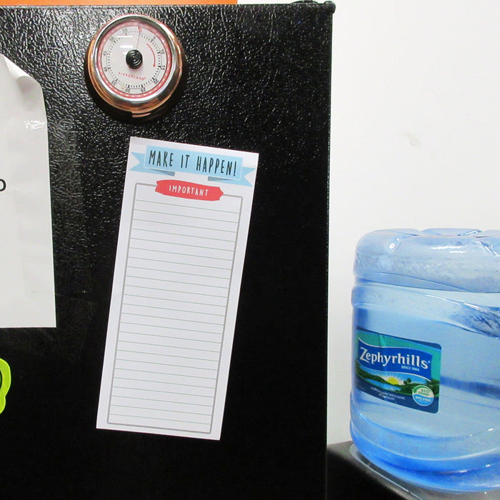 6 Magnetic Memo Note Pads To Do List 8.3"x3.6" Fun Designs 60 Tear Off Sheets