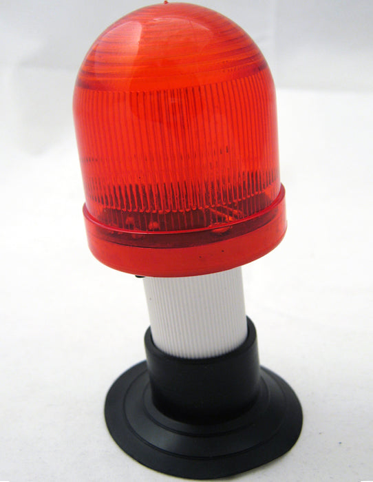 Emergency Car Signal Flasher LED Light Vehicle Auto Red 2" Suction Base Gift New