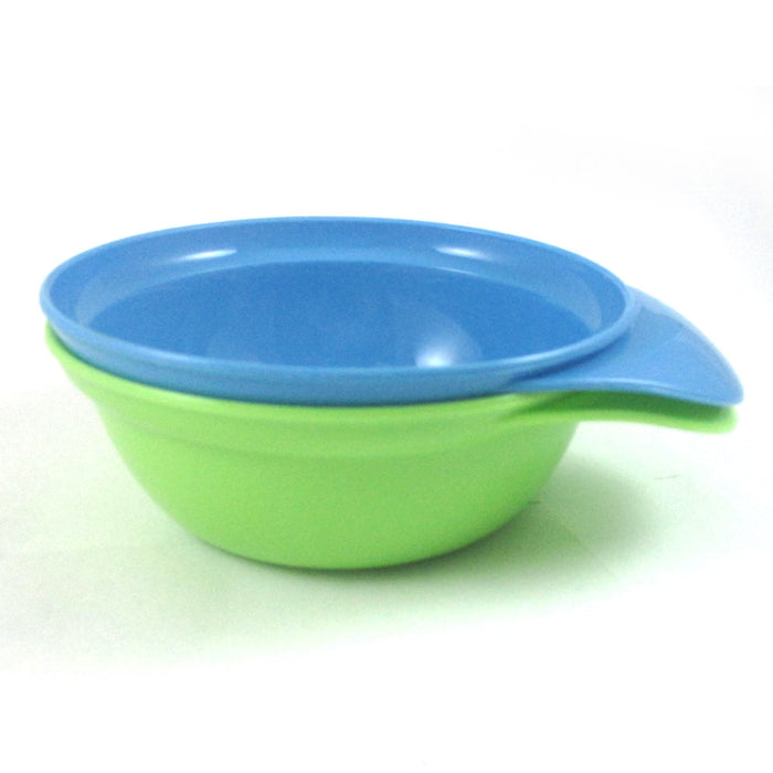 2 Pc Baby Feeding Bowl Dish Set Toddler Dinning Kid Feed Plate Child BPA Free