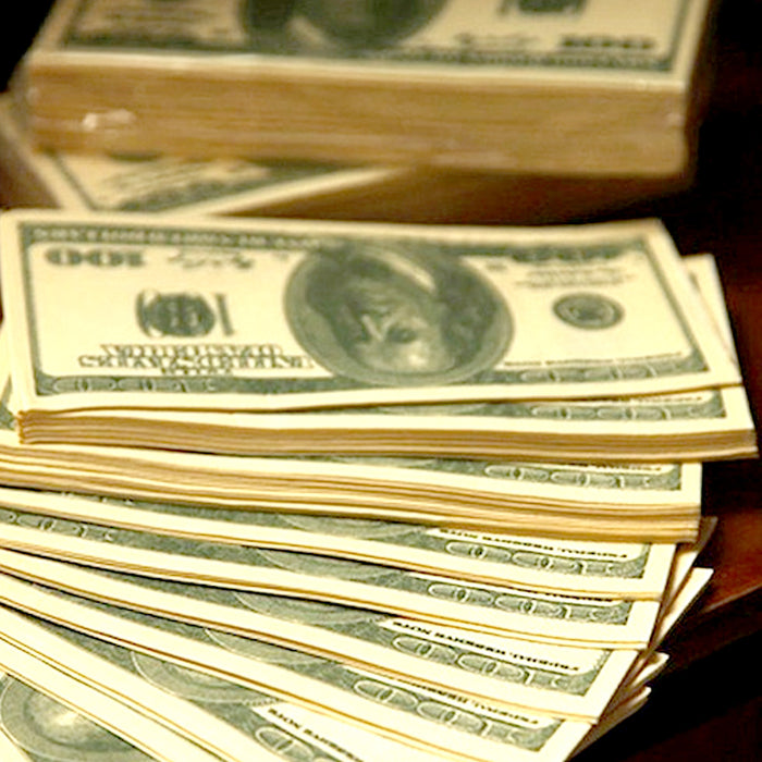 2 Packs $100 Dollar Bill Facial Tissue Napkins Benjamins Gag Gift Fake Money New