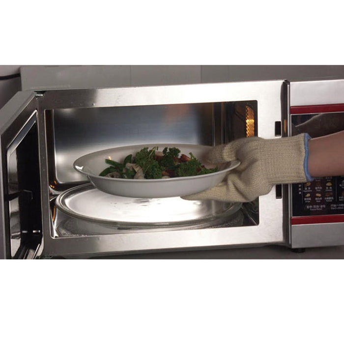 2 Heat Proof OVEN Mitt Glove Resistant Cooking Kitchen 48 F Hot Surface Handler