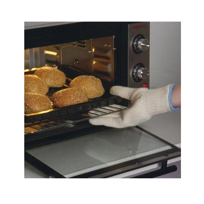 2 Heat Proof Oven Mitt Glove Resistant Cooking Kitchen Hot Surface Handler 48 F