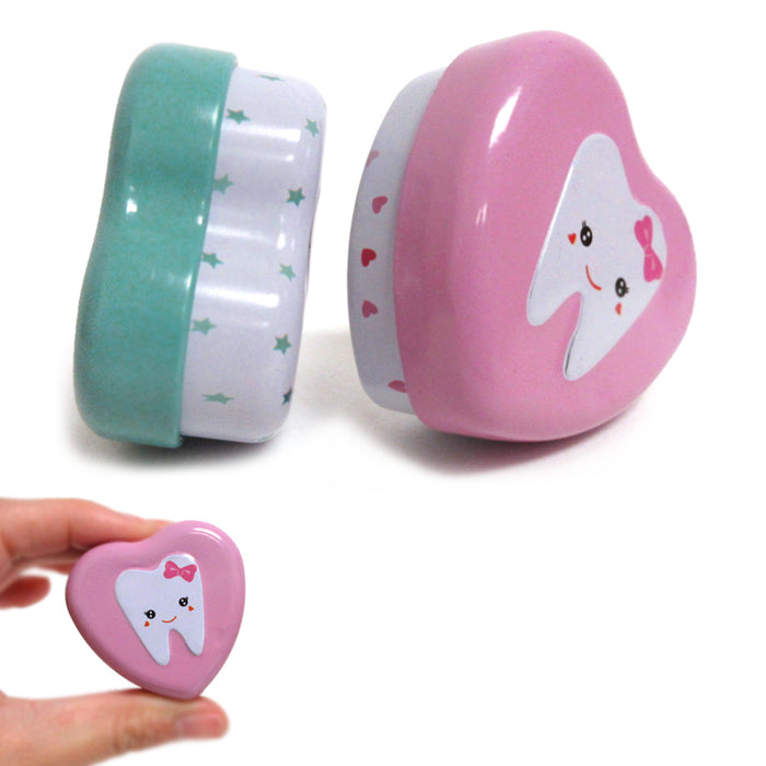 2 Pack Tooth Fairy Box Treasure Under Pillow Keepsake Boys Girls Children Gifts