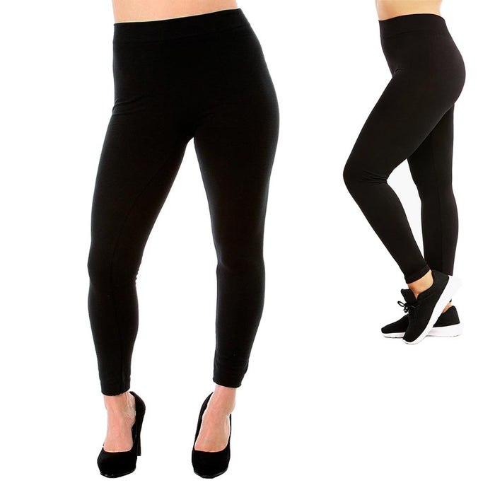 3 Seamless Leggings High Waisted Womens Yoga Pant Workout Stretchy Plus One Size