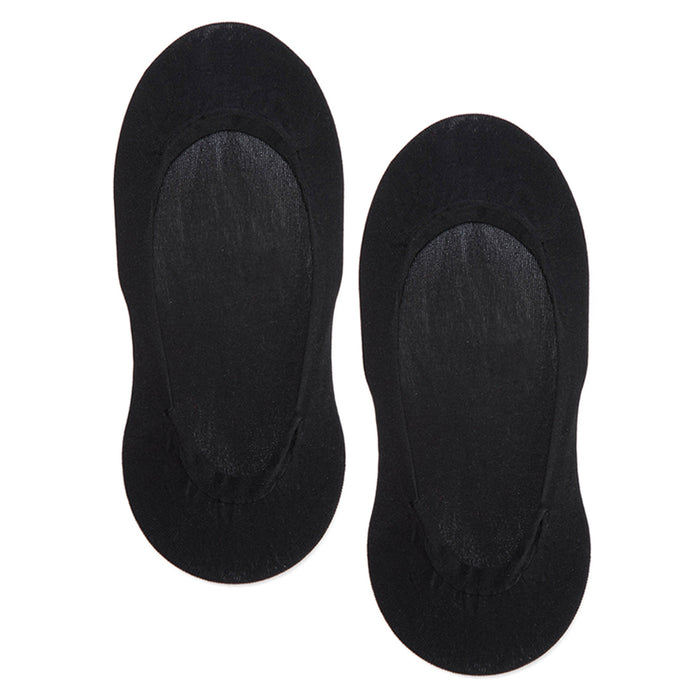 3 Pair Women No Show Cotton Socks Thin Cut Boat Liner Hidden Non Slip Black 9-11