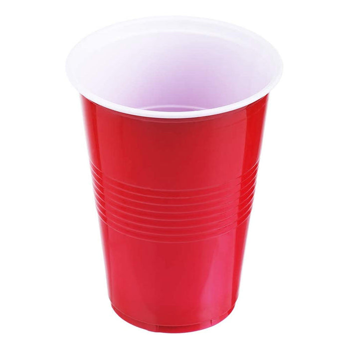 96 Count Disposable Plastic Cups Everyday Use Red Party Cups Strong Sturdy 16 Oz