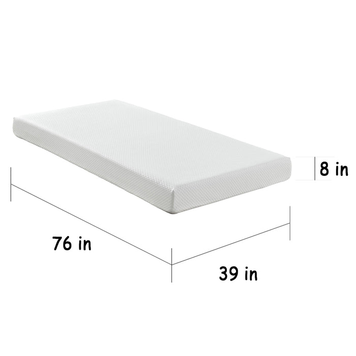 Twin Size Bed Mattress Cover Plastic White Waterproof Fitted Protector Mite Dust