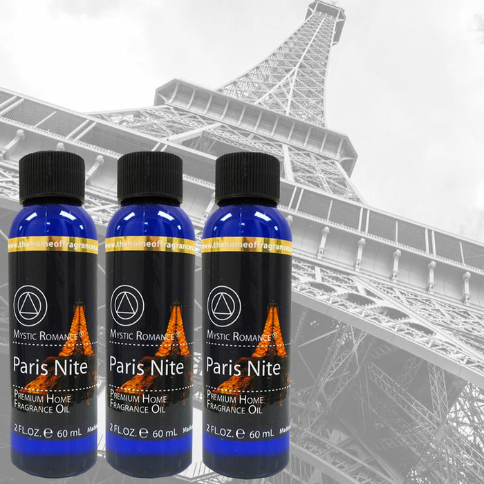 3 Aromatherapy Paris Nite Scent Fragrance Essential Oils Air Diffuser Burner 2oz