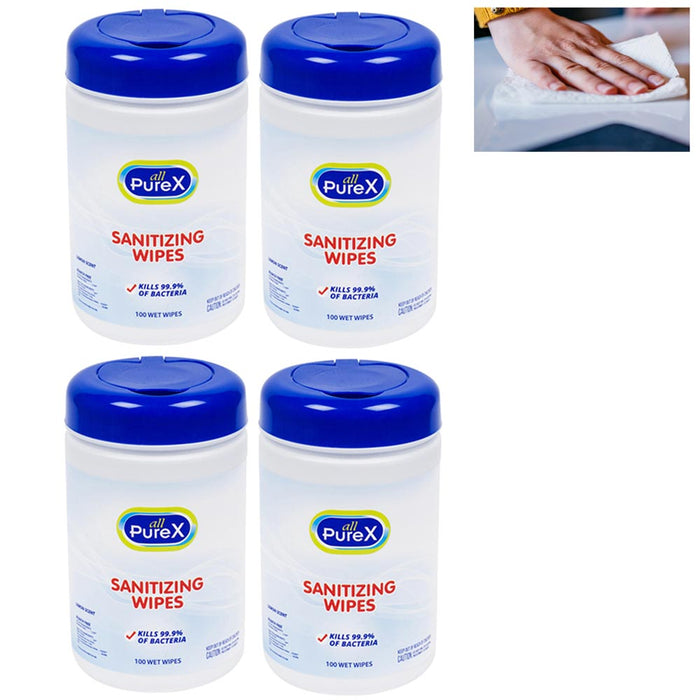 400 Ct Disinfecting Wipes Surface Cleaning Cloths Disposable Towelettes Sanitize