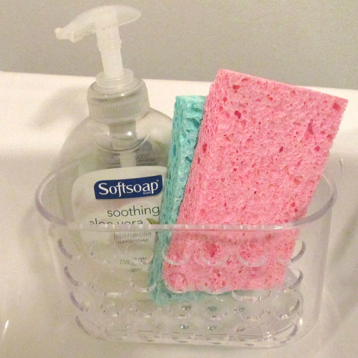 2 X Shower Caddy Bath Bathroom Organizer Storage Basket Soap Holder Suction Cups