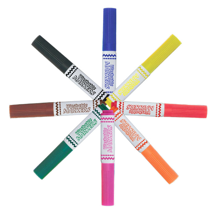 32 PC Broad Line Washable Markers Classic Colors Kids School Brilliant Color New