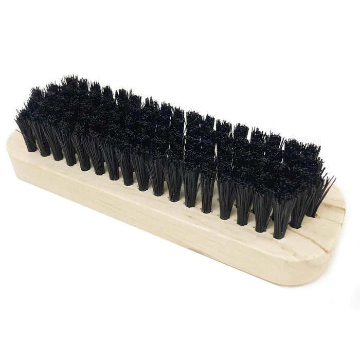 Horsehair Shoe Boot Shine Brush Wood Handle Buffing Cleaning Polishing Leather
