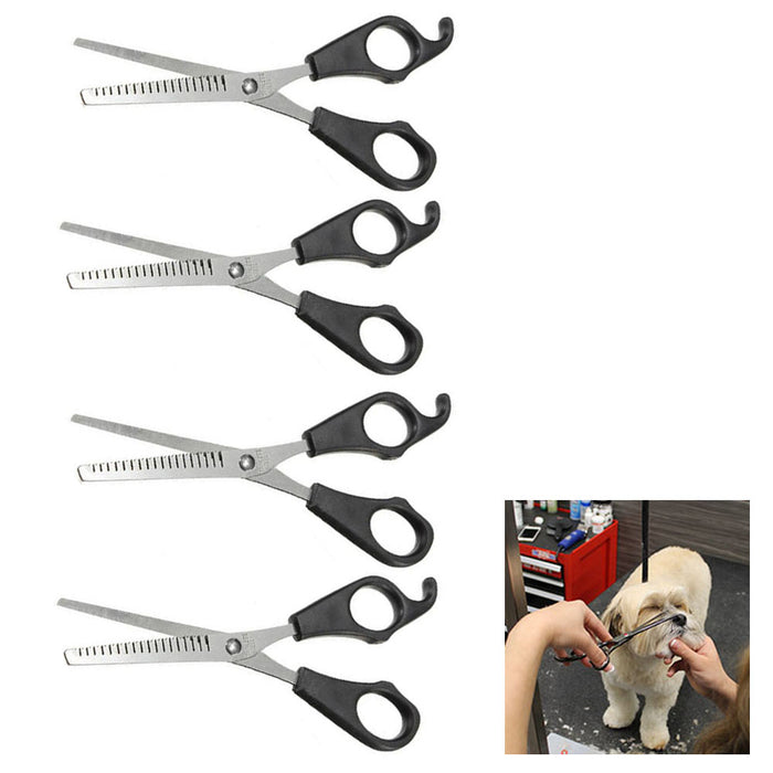 4 Pack Pet Grooming Scissors Round Tip Dog Eye Cutter Dogs Cats Groom Shears
