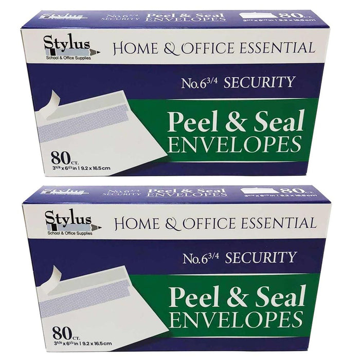 160 Peel SelfSeal Letter White Envelopes Mailing Shipping Mailer 3 5/8 x 6 1/2In