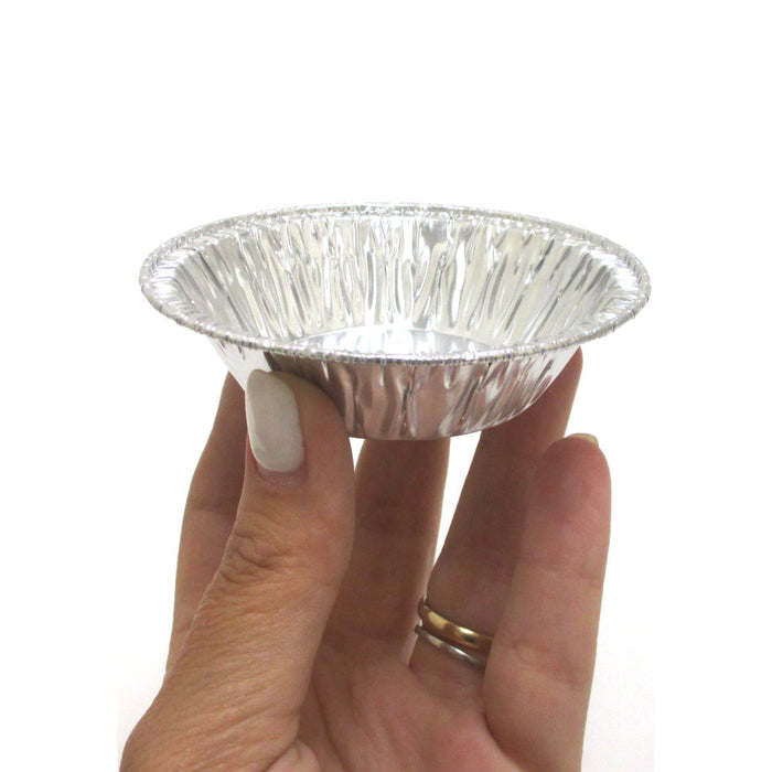 250 Pc Small Foil Pie Dishes Jam Tart Pans 3-3/8" Mini Aluminum Round Baking Tin