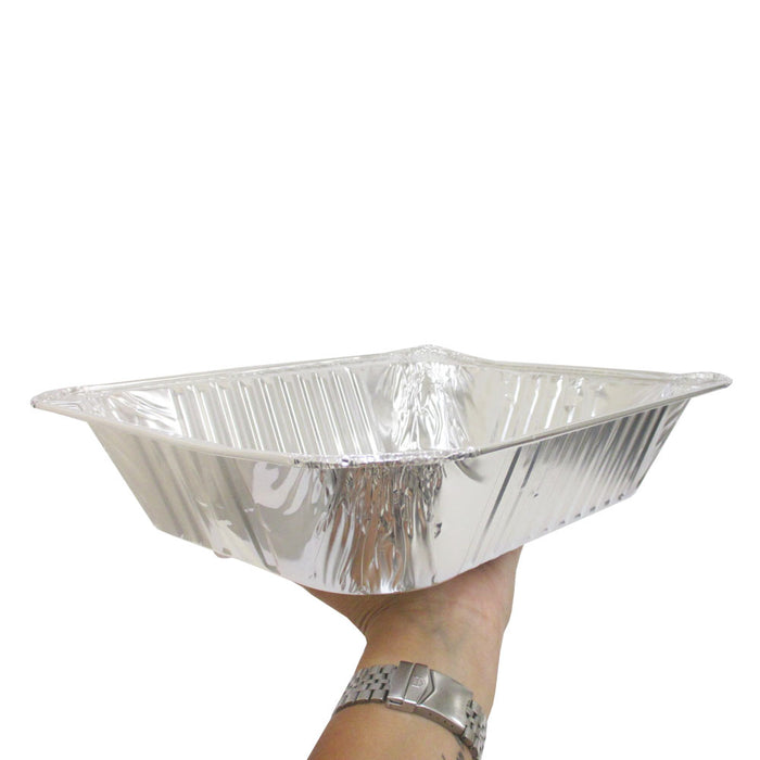 50 Pc Aluminum Foil Lasagna Pan Disposable Loaf Bread Container Baking Tins New