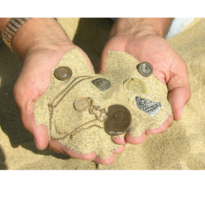 Treasure Hunting Sand Scoop Sifter Metal Detecting Beach Shovel Gold Mining