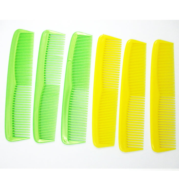 10 Pc Pro Salon Hair Styling Hairdressing Plastic Barbers Brush Pocket Combs Set